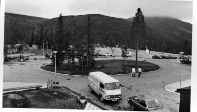 Dundret, Gällivare. Parkering Björnfällan.