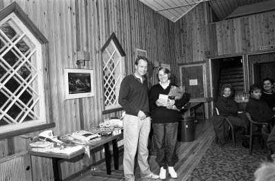 LKAB-mästerskap i golf 1992-09-19. Prisutdelning.