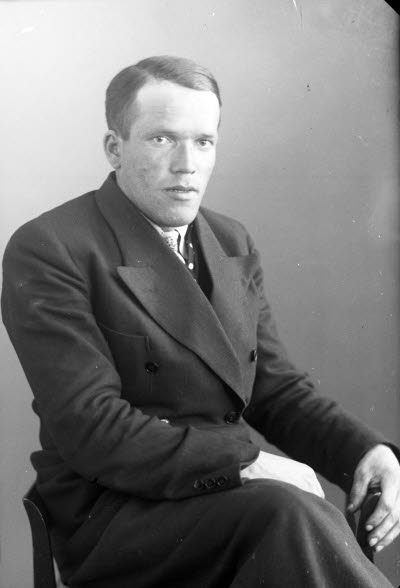 Porträtt av en herre.