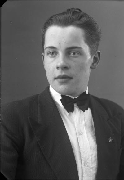 Porträtt av en herre. Ateljefoto.