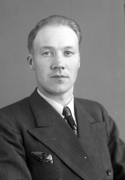 Porträtt av en herre. Ateljefoto.