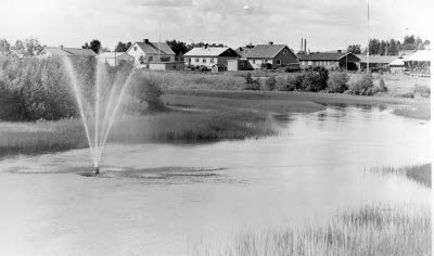 Fontän, Vassara äv, Gällivare.