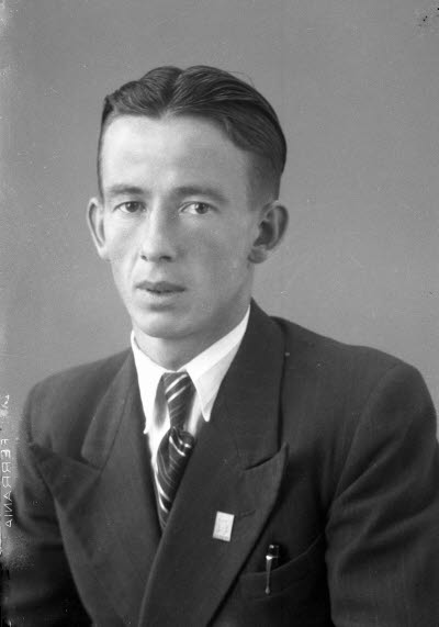 Porträtt av en herre. Ateljefoto.