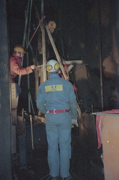 Linbyte i Vitåfors östrabergschakt.