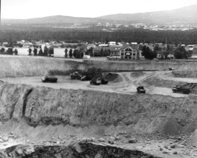 Malmberget. Kaptensgropen; Gropen.