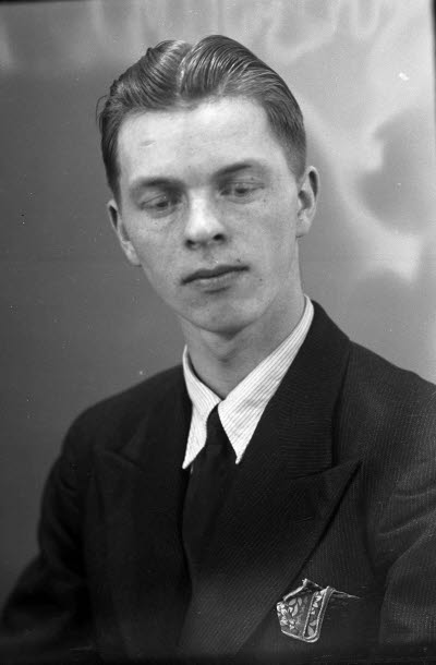 Porträtt av en herre. Ateljefoto.