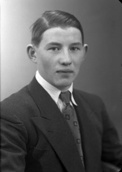 Porträtt av en herre. Ateljefoto.