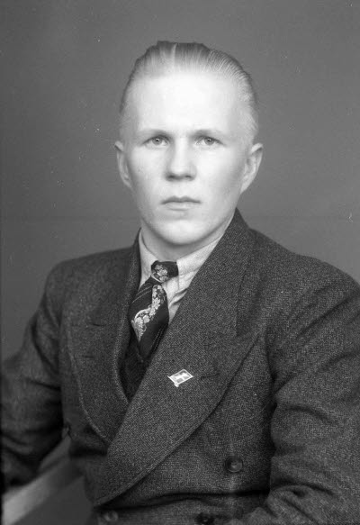 Porträtt av en herre. Ateljefoto.