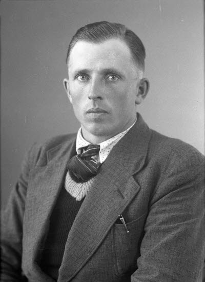 Porträtt av en herre. Ateljefoto.