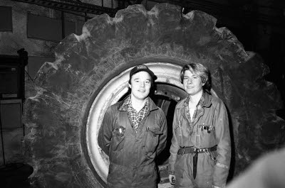 Schaktmotor haveri 1993-01-15. Bengt och Catrine Smedman.