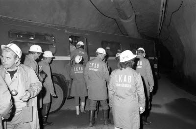 Malmberget. Presidio möte för gruvmästare från hela världen.