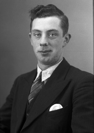 Porträtt av en herre. Ateljefoto.