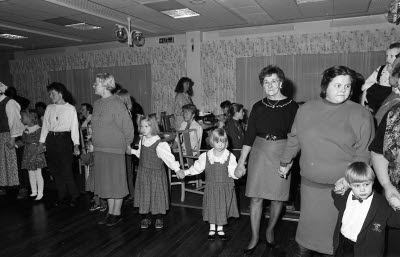 Folkets hus Malmberget Nordan. Barnfesten 1993-01-16.