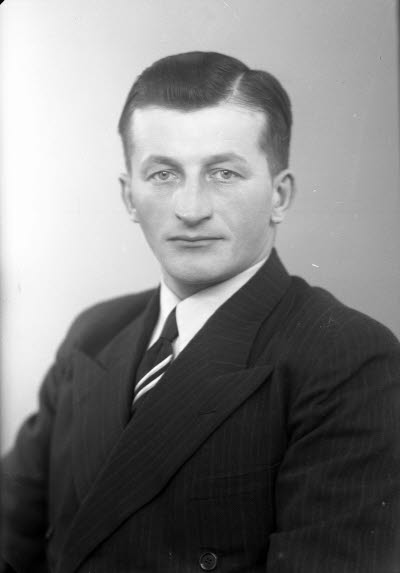 Porträtt av en herre.