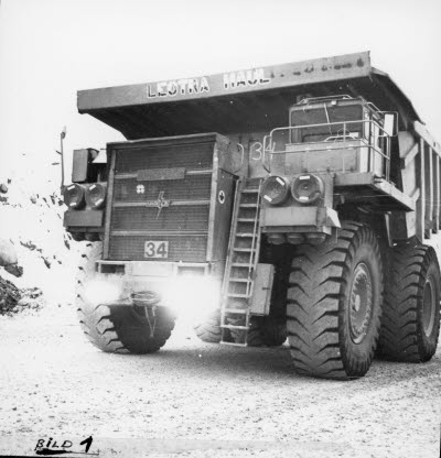 Truck; Aitiktruck. Aitikgruvan; Aitik Gällivare.