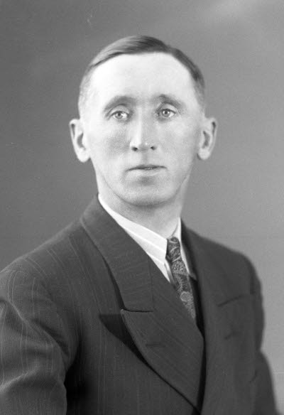 Porträtt av en herre. Ateljefoto.