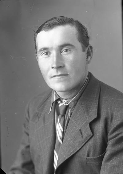 Porträtt av en herre. Ateljefoto.