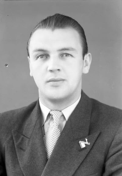 Porträtt av en herre.