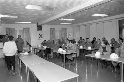 Malmberget. Presidio möte för gruvmästare från hela världen.