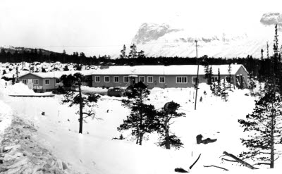 Baracker Vattenfalls kraftverk Vietas; Vietaskuppen.