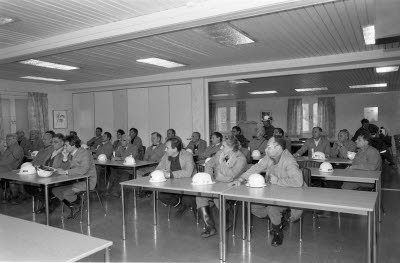 Malmberget. Presidio möte för gruvmästare från hela världen.