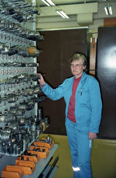 Mekaniskaverkstan. Maj-Britt Larsson.