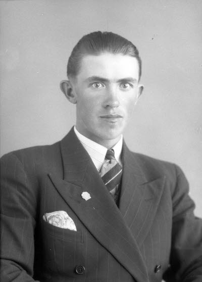 Porträtt av en herre. Ateljefoto.