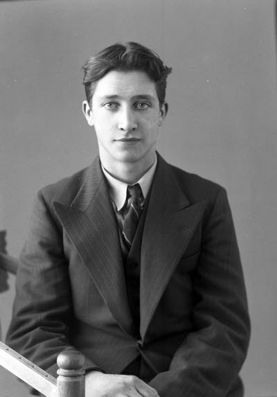 Porträtt av en herre. Ateljefoto.