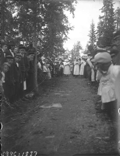 Gruppbild: IOGT; Godtemplare. "Nysttävling". Oidentifierade.