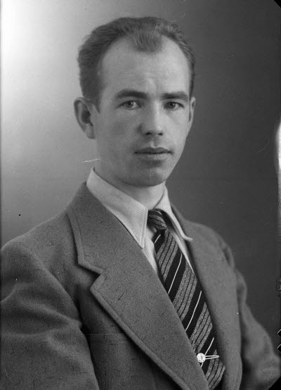 Porträtt av en herre. Ateljefoto.