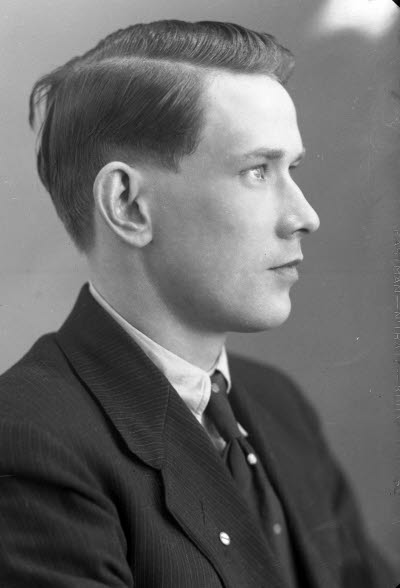 Porträtt av en herre. Ateljefoto.