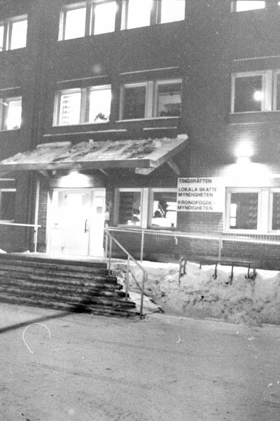 Lasarettsgatan, Gällivare. Myndigheter: Gällivare Tingsrätt, Lokala Skattemyndigheten, Kronofogdemyndigheten.