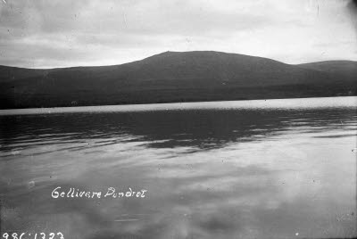 Vassarasjön med Dundret i bakgrunden.