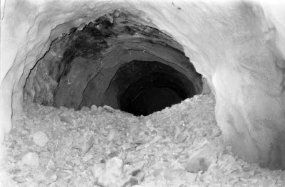 Natten mot den 9 mars 1993. Genomslag i snedbana 600-815 m nivån,730 m.avv.