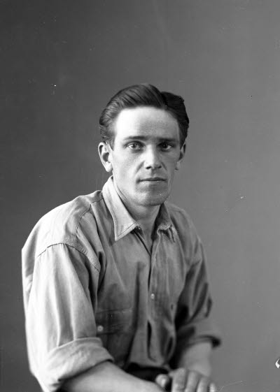 Porträtt av en herre. Ateljefoto.