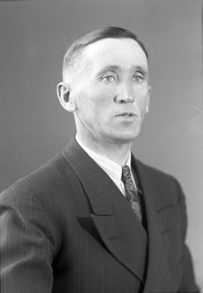 Porträtt av en herre. Ateljefoto.