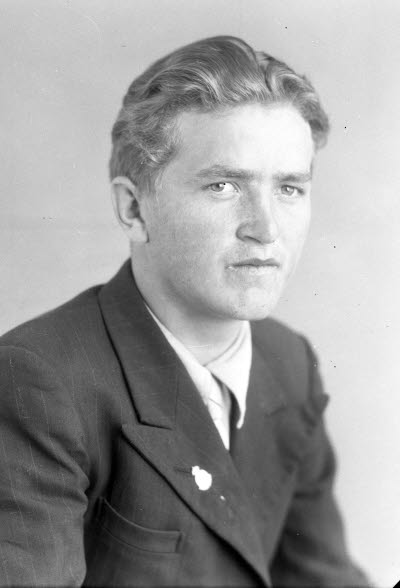 Porträtt av en herre. Ateljefoto.