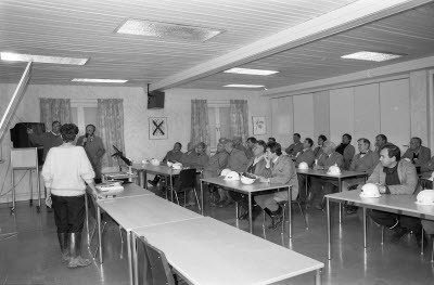 Malmberget. Presidio möte för gruvmästare från hela världen.