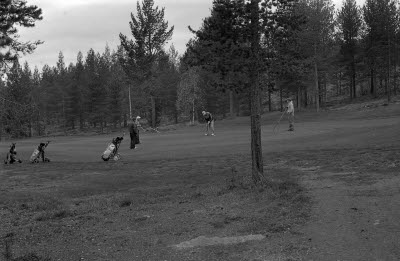 Dundret Banan. LKAB-mästerskap i golf 1992-09-19.
