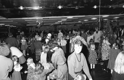 Folkets hus Malmberget Nordan. Barnfesten 1993-01-16.