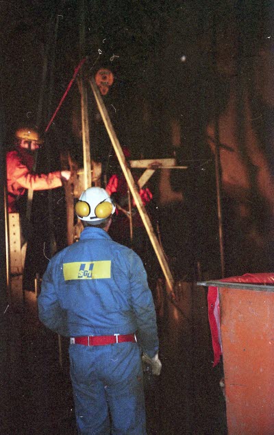 Linbyte i Vitåfors östrabergschakt.