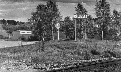 Järnvägsövergång mot Andra Sidan, Gällivare.