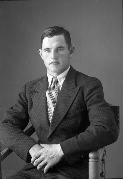 Porträtt av en herre. Ateljefoto.