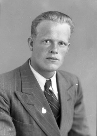 Porträtt av en herre. Ateljefoto.