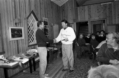 LKAB-mästerskap i golf 1992-09-19. Prisutdelning.