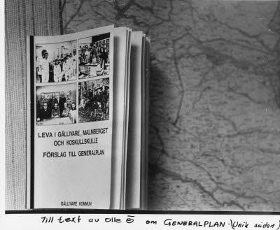 Förslag till generalplan, Gällivare Kommun. Broschyr/häfte.