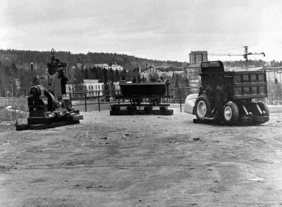 Tippsta; Tippsta Friluftsområde, Malmberget. Malmvagn m.m.