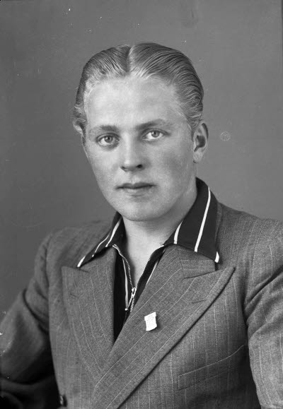 Porträtt av en herre.