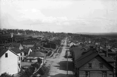 Bilden är tagen från "Tysta Maris" torn.