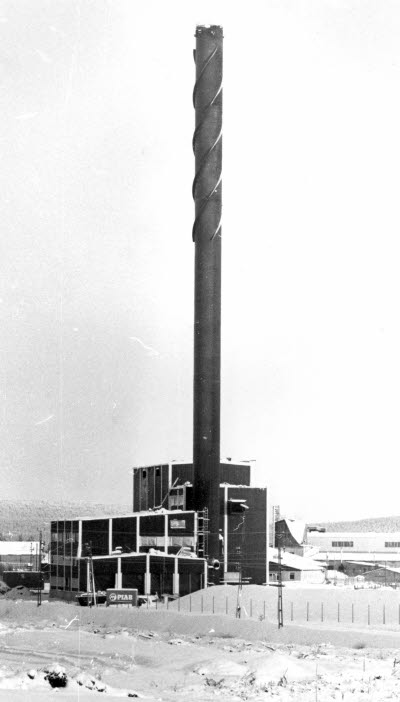 Gällivare Värmeverk. Betongvägen, Gällivare.